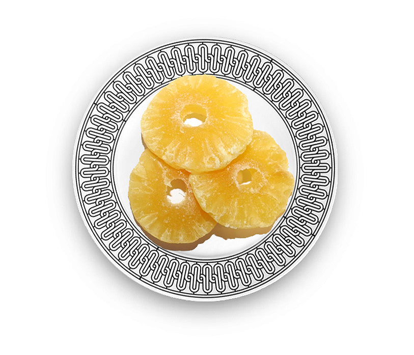 Pineapple rings sugared